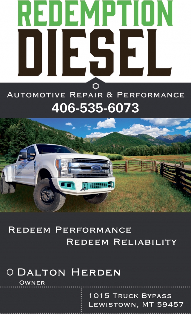 Diesel Repair & Performance, Redemption Diesel, Lewistown, MT