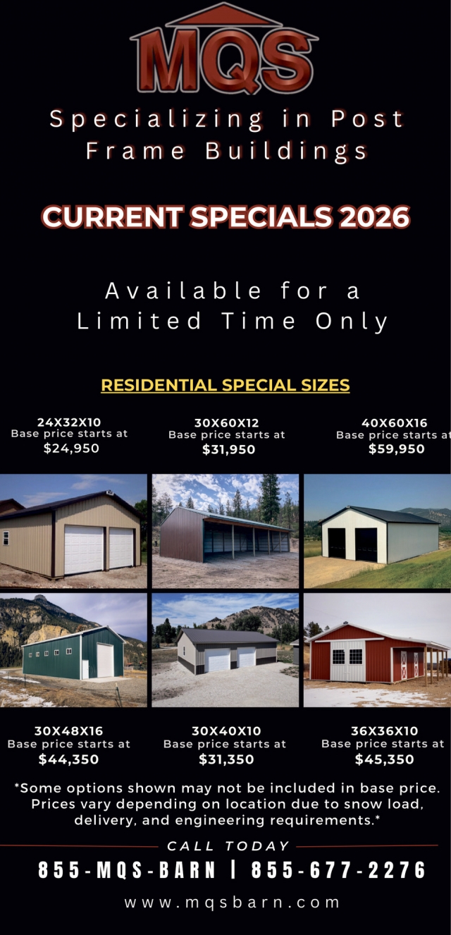 Post Frame Buildings, MQS, Stevensville, MT