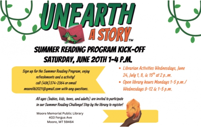 Unearth a Story, Moore Memorial Public Library
