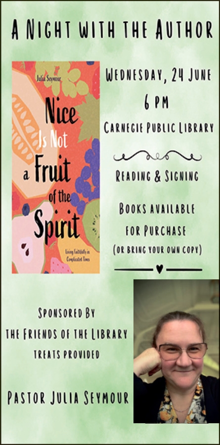 A Night with The Author, Carnegie Library, Big Timber, MT