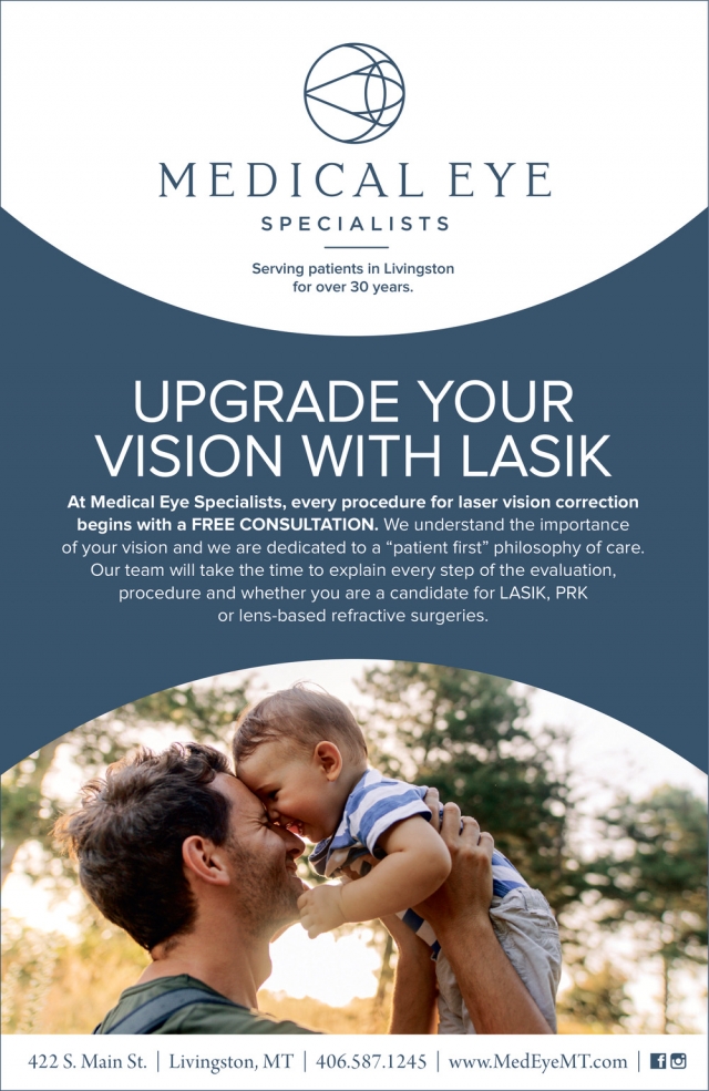 Upgrade Your Vision with Lasik, Medical Eye Specialists - Livingston, Livingston, MT