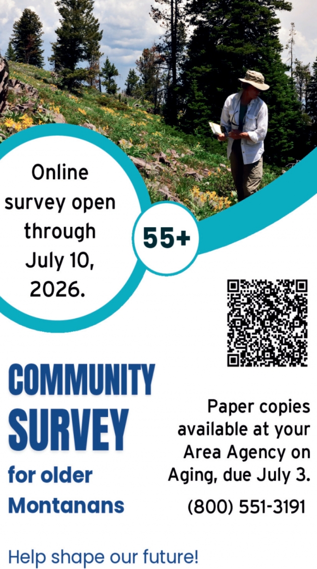 Online Survey, Community Survey for Older Montanans (July 10, 2026)
