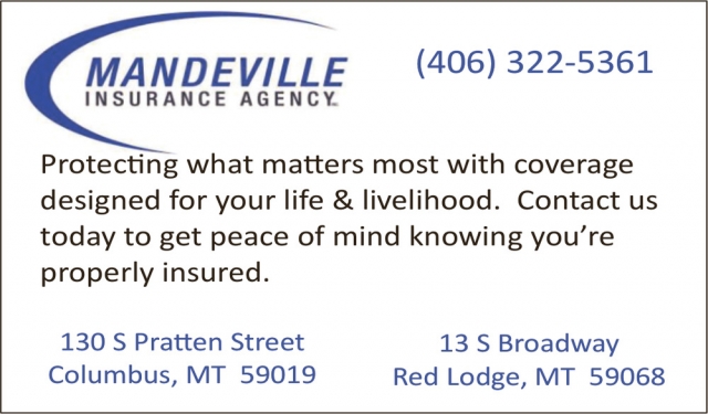 Insurance Services, Mandeville Insurance Agency, Columbus, MT