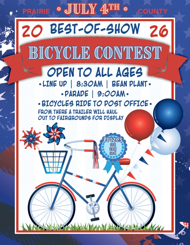 Bicycle Contest, Prairie County Bicycle Contest (July 4, 2026)