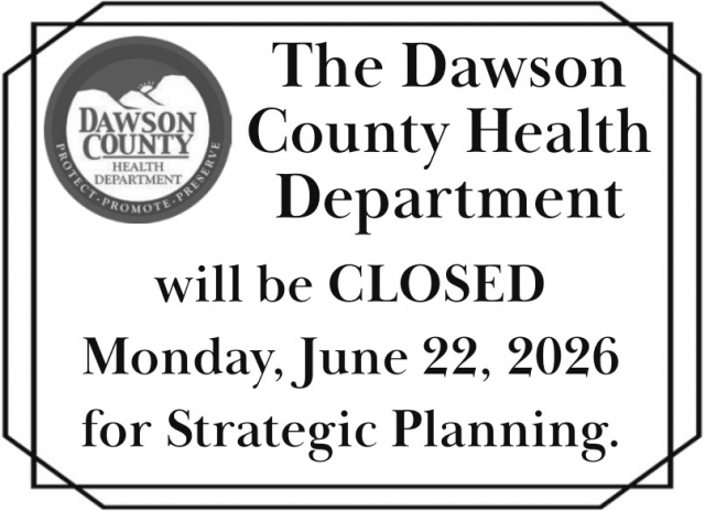 Closed, Dawson County Health Department, Glendive, MT