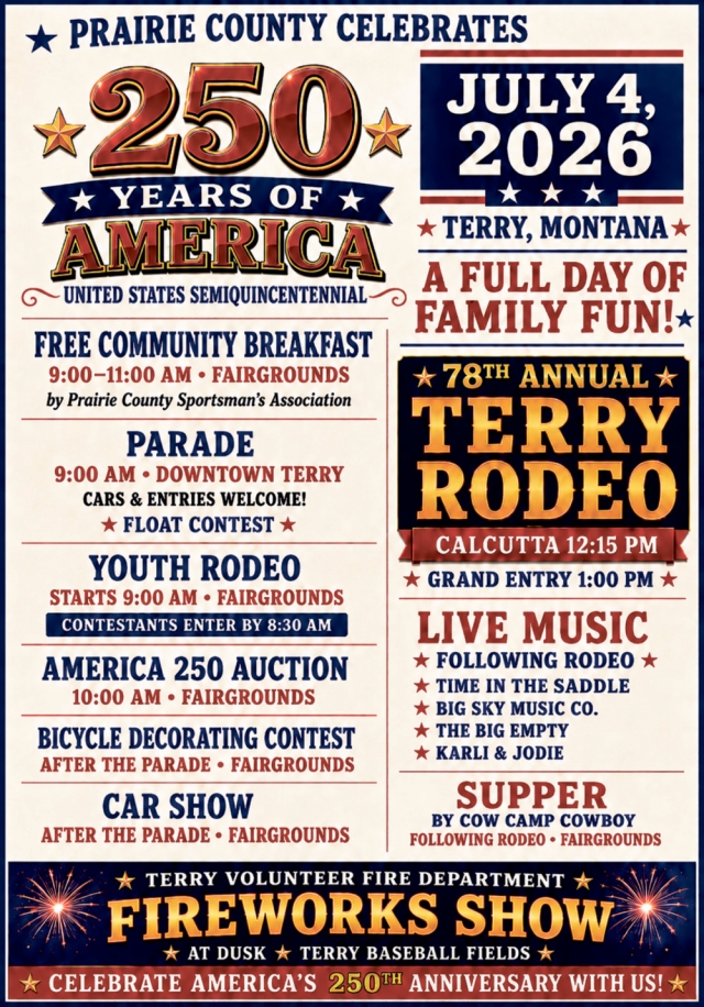 250 Years of America, Prairie County 250 Years of America