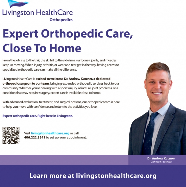 Orthopedic Services, Livingston Healthcare Orthopedic Services