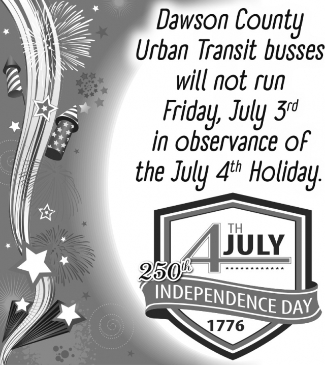 4th of July, Dawson Urban Transportation, Glendive, MT