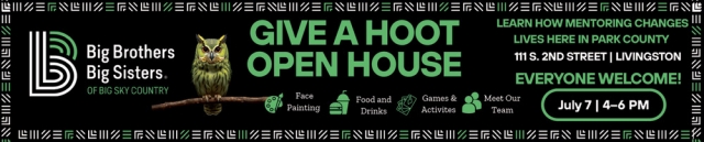 Give a Hoot Open House, Big Brothers Big Sisters of Big Sky Country
