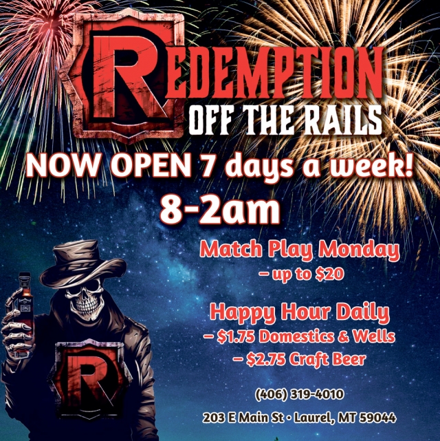 Happy Hour Daily, Redemption Off the Rails