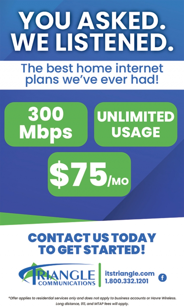 The Triangle Difference, Triangle Communications, Havre, MT