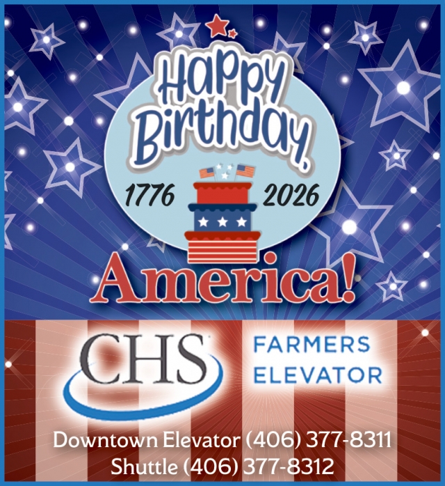 Happy Birthday America!, CHS Farmers Elevator, Miles City, MT