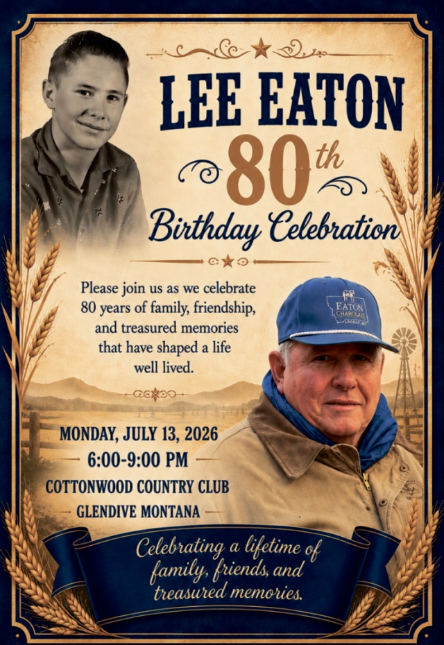Lee Eaton 80th Celebration, Birthdays