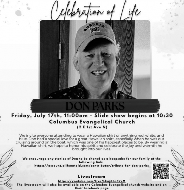 Celebration of Life, Don Parks Celebration of Life