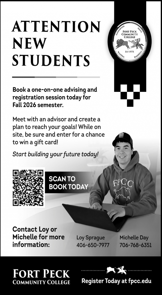New Student Session, Fort Peck Community College