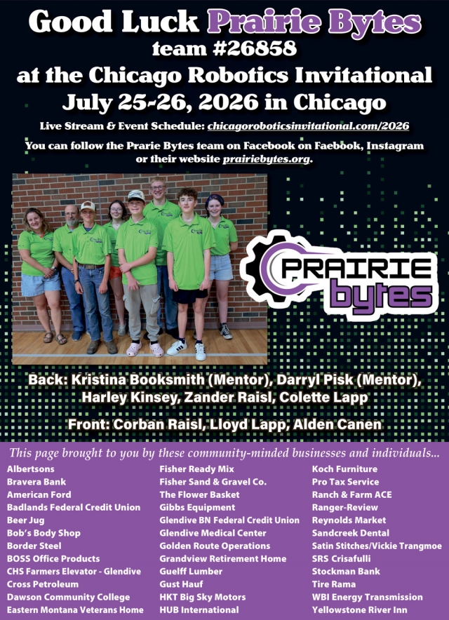 Good Luck!, Prairie Bytes