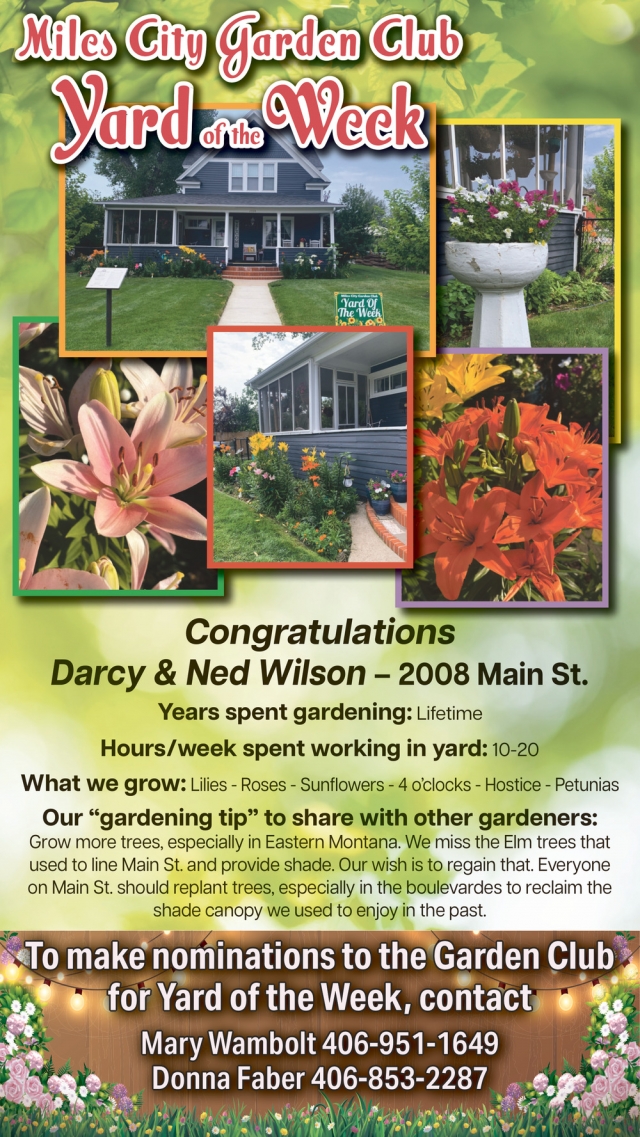 Community Garden Spotlight, Miles City Garden Club