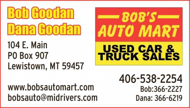 Affordable Used Cars, Bob's Automart, Lewistown, MT