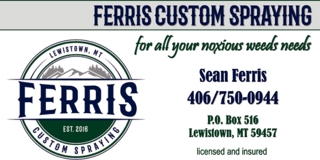 Licensed Weed Control, Ferris Custom Spraying