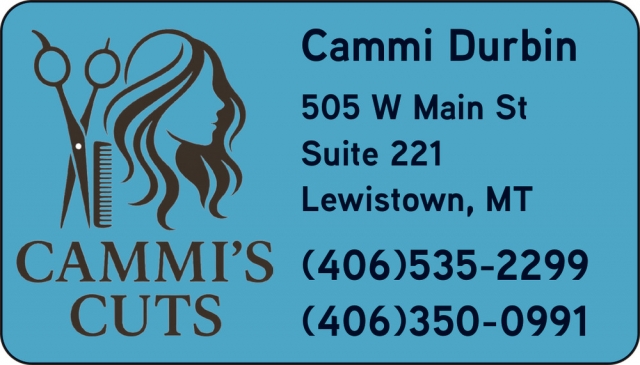Professional Hair Care, Cammi's Cuts, Lewistown, MT