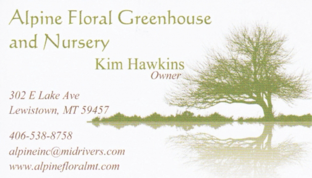 Fresh Flowers and Plants, Alpine Floral, Lewistown, MT