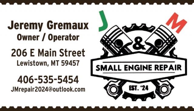 Trusted Engine Repairs, J&M Small Engine Repair, Lewistown, MT