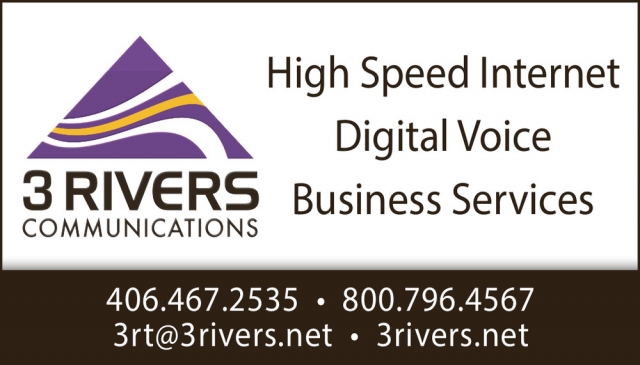 Fast Internet Provider, 3 Rivers Communications, Fairfield, MT