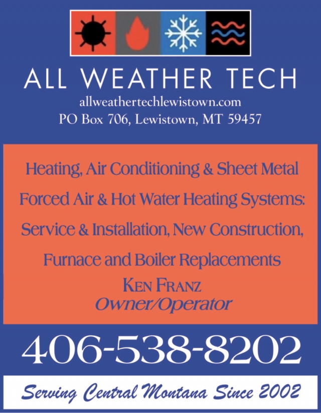 Hot Water Heating Systems, All Weather Tech, Lewistown, MT