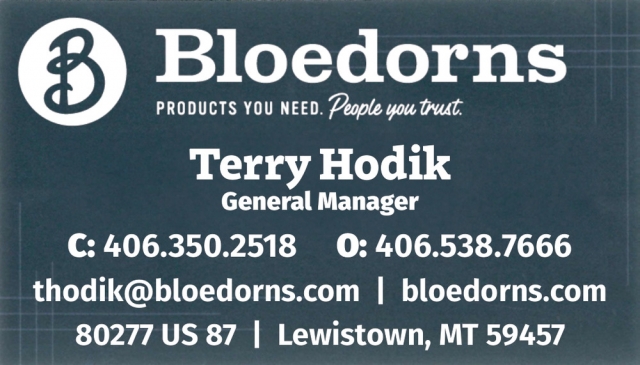 Reliable Local Supplier, Bloedorn Lumber, Lewistown, MT
