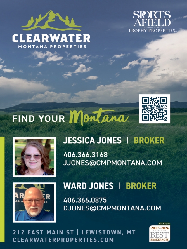 Best Brokerage in Region, Clearwater Montana Properties, Lewistown, MT