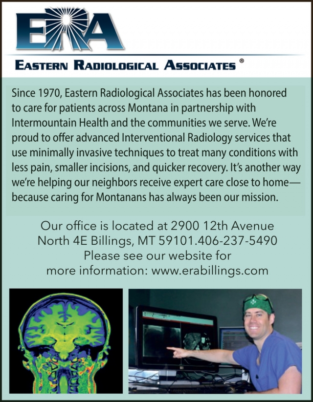 Local Radiology Services, Eastern Radiological Associates, Billings, MT
