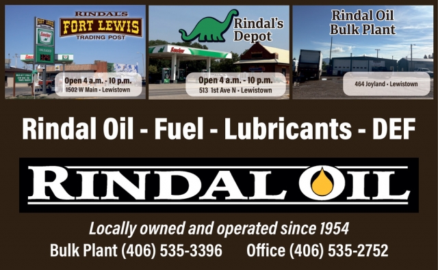 Trusted Fuel & Lubricants, Rindal Fuel, LLC, Lewistown, MT