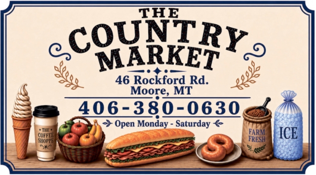 Farm Fresh Market Finds, The Country Market - Moore, Moore, MT