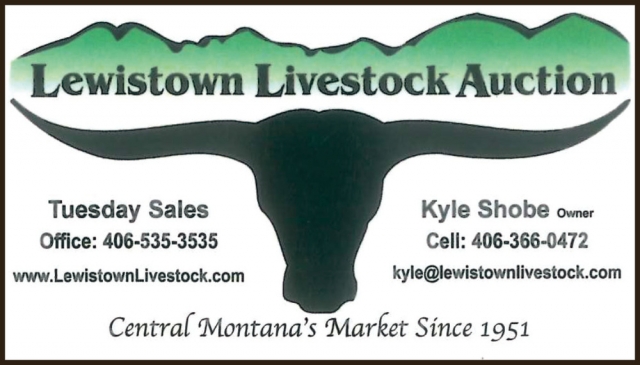 Weekly Livestock Auctions, Lewistown Livestock Auction, Lewistown, MT