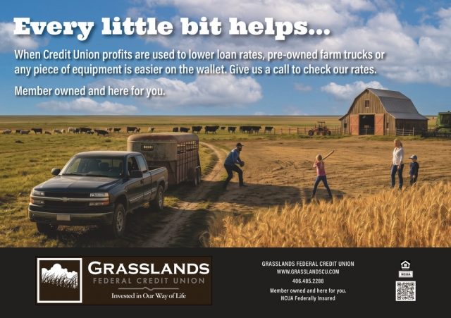 Check Our Loan Rates Today, Grasslands Federal Credit Union, Circle, MT