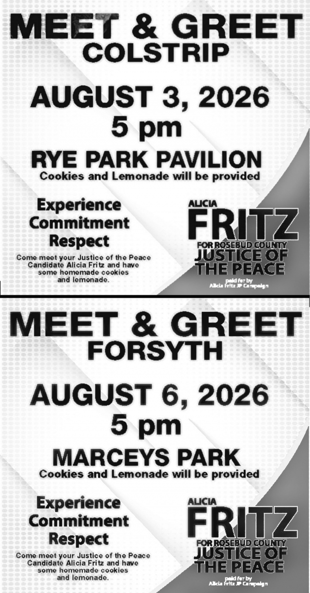 Candidate Meet & Greet, Meet Your JP Candidate Today (August 3 & 6, 2026)