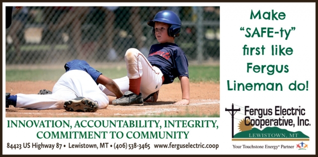 Slide Into Electrical Safety, Fergus Electric Cooperative, Inc, Lewistown, MT