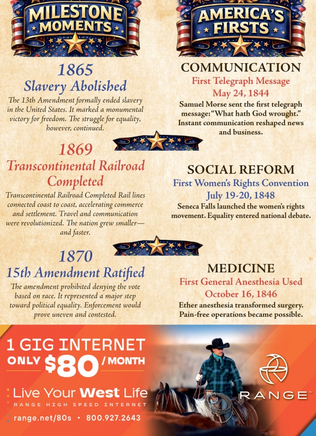 Unlock Gigabit Speeds Now, Range, Forsyth, MT