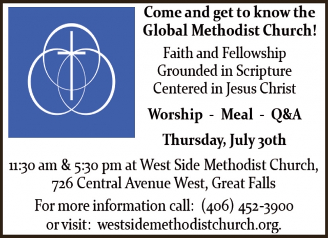 Faith, Fellowship & A Meal, West Side Methodist Church, Great Falls, MT