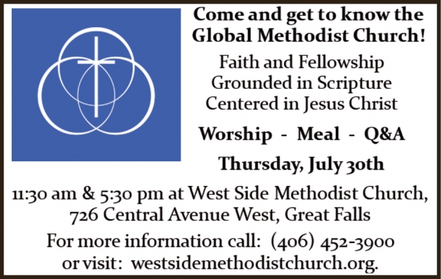 Faith, Fellowship & A Meal , West Side Methodist Church, Great Falls, MT
