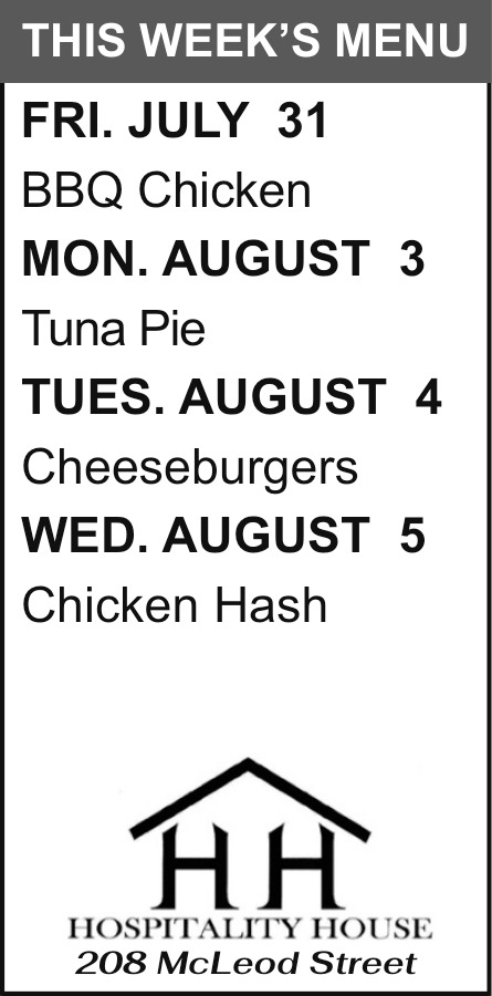 Home-Style Menu Daily, Hospitality House, Big Timber, MT