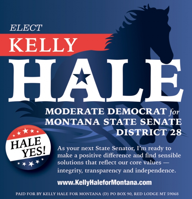 Vote Kelly Hale Senate, Kelly Hale, Red Lodge, MT