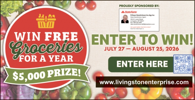 $5,000 Grocery Giveaway, R Dean Hendrickson Ins Agy Inc - State Farm, Livingston, MT