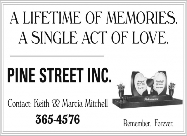 Timeless Memorial Designs, Pine Street Inc, Glendive, MT