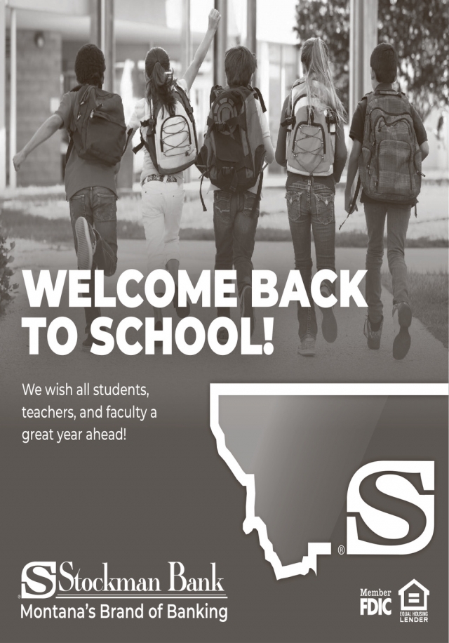 Welcome Back To School, Stockman Bank