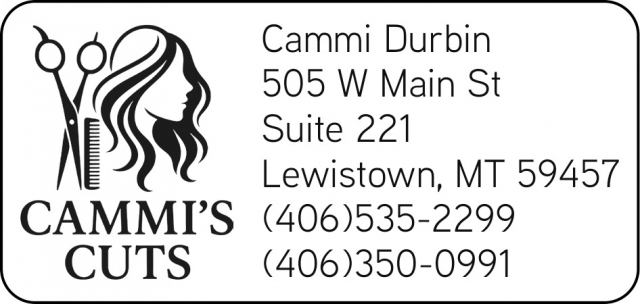 Expert Hair, Every Time, Cammi's Cuts, Lewistown, MT