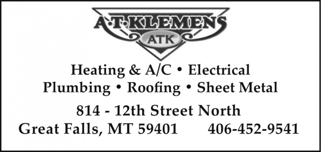 Heating & Cooling Experts , AT Klemens, Great Falls, MT