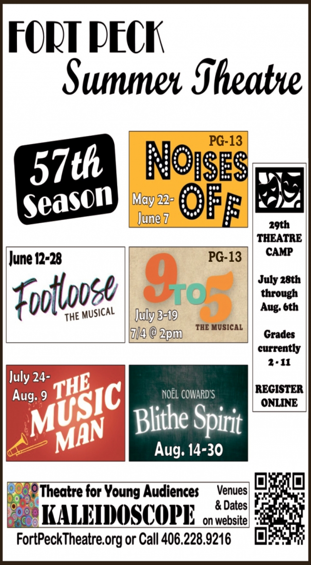 Book Live Musical Tickets, Fort Peck Theatre, Fort Peck, MT