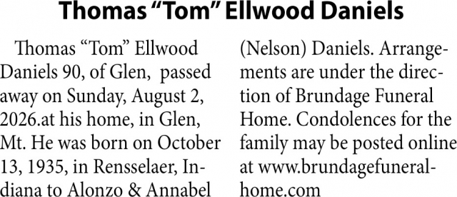 Celebration of Life , Thomas Ellwood Daniels