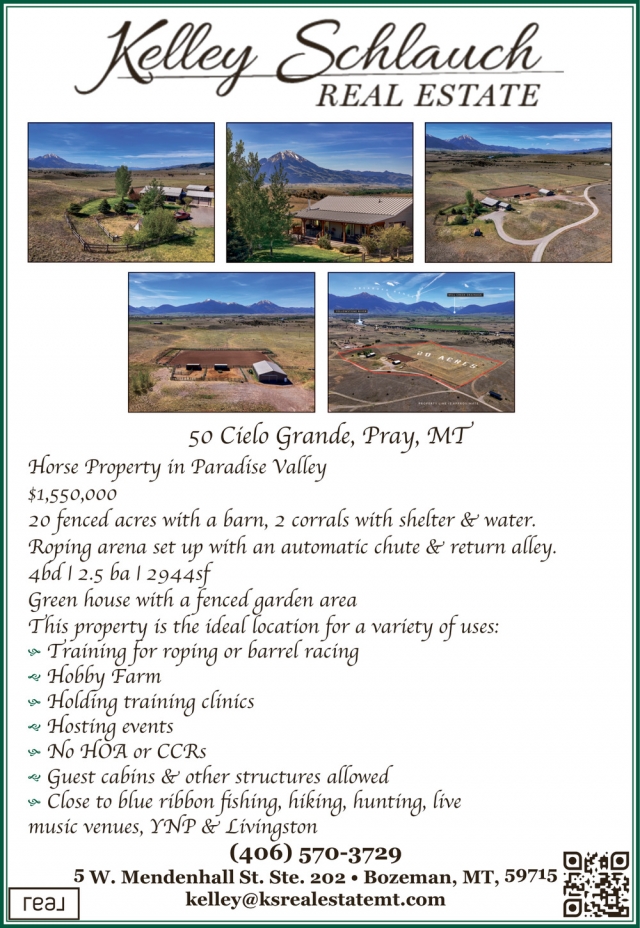 Equestrian Ranch For Sale, Kelley Schlauch Real Estate